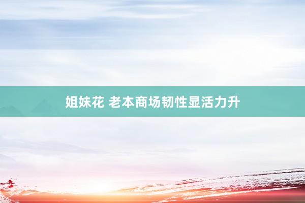 姐妹花 老本商场韧性显活力升
